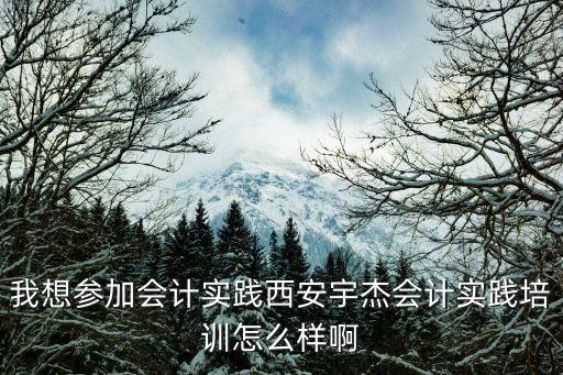 西安宇杰会计学费多少，我想参加会计实践西安宇杰会计实践培训怎么样啊