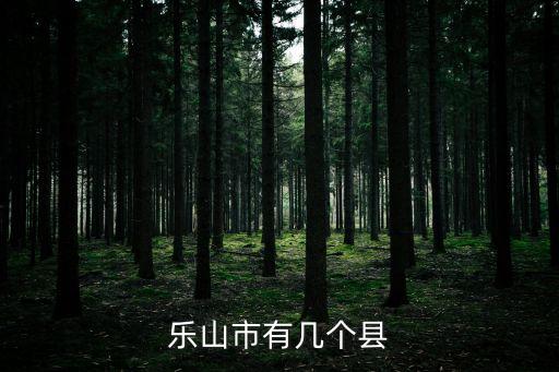 乐山市有几个县