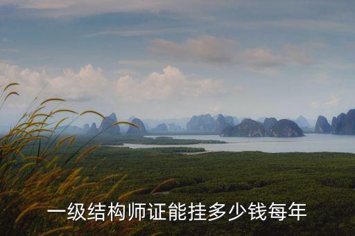 结构师挂靠一年多少钱，一级结构师挂靠到单位现在一年多少钱啊