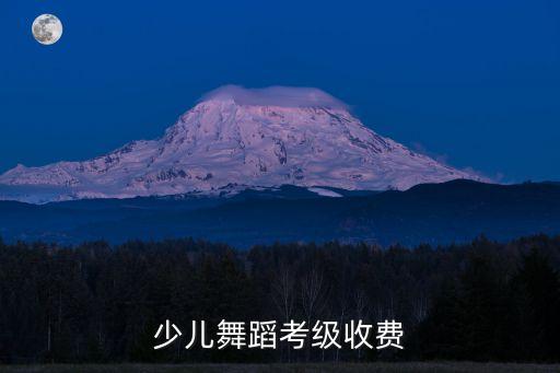 少儿舞蹈考级收费