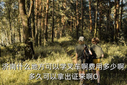 济南什么地方可以学叉车啊费用多少啊多久可以拿出证来啊O