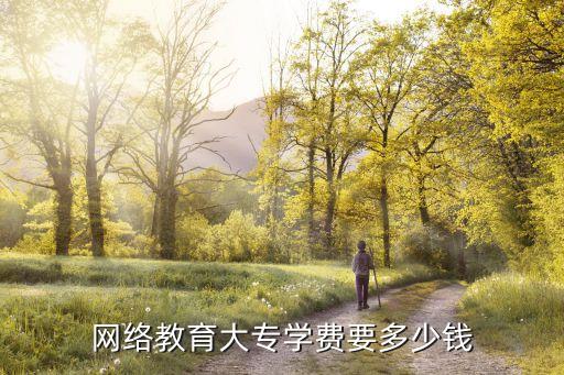 网络教育大专学费要多少钱