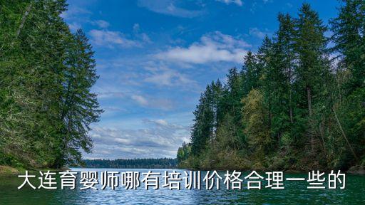 大连育婴师哪有培训价格合理一些的