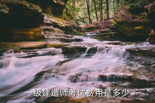 一级建造师考试费用是多少