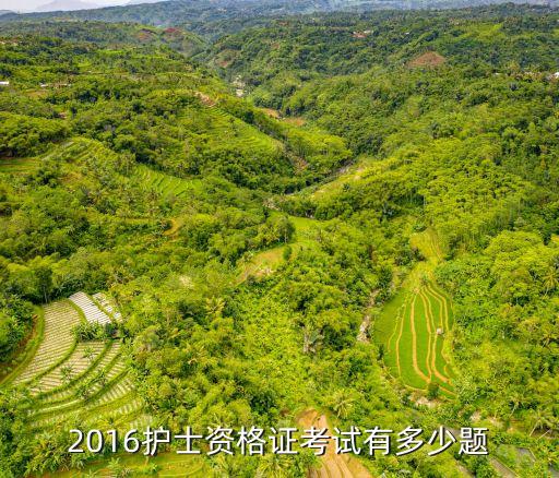 考护士证题量多少，2016护士资格证考试有多少题