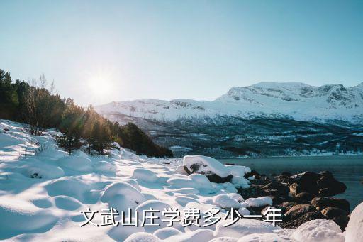 文武山庄学费多少一年