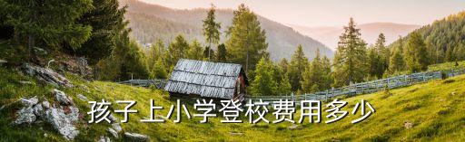 怀柔上小学收多少钱，孩子上小学登校费用多少