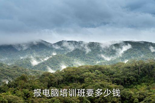 报电脑培训班要多少钱