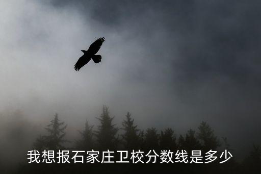 石家庄护士学校要多少分，我想报石家庄卫校分数线是多少