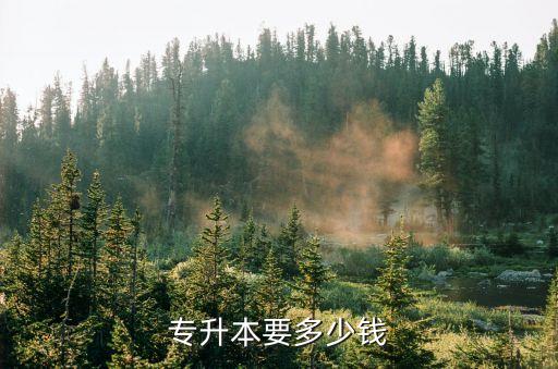 专升本要多少钱