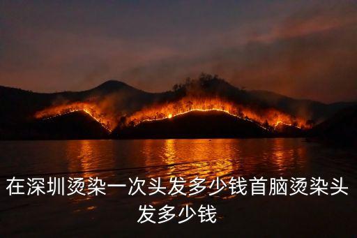 在深圳烫染一次头发多少钱首脑烫染头发多少钱