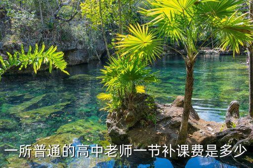 一所普通的高中老师一节补课费是多少