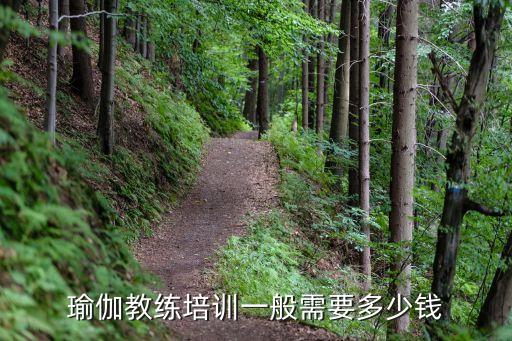 瑜伽教练培训一般需要多少钱