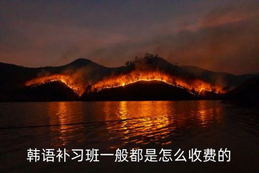 韩语培训1小时多少钱，韩语补习班一般都是怎么收费的