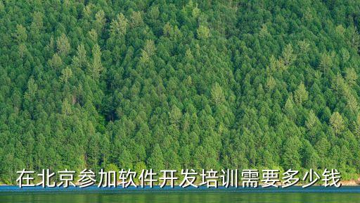 在北京参加软件开发培训需要多少钱