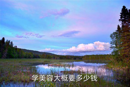 学美容大概要多少钱