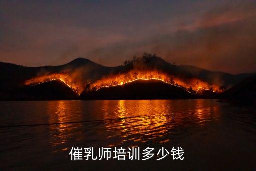昆明催乳师培训多少钱一个月，培训催乳师需要多少钱
