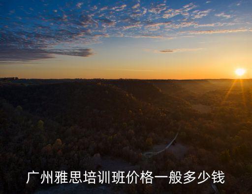 广州雅思培训班价格一般多少钱