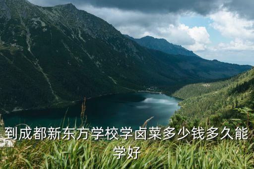 到成都新东方学校学卤菜多少钱多久能学好