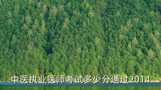 14中医执业医师考试多少分通过，2014年中医执业医师分数多少合格