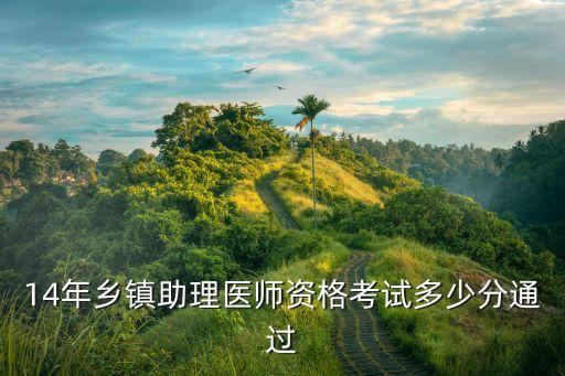 14年乡镇助理医师考多少分通过，全国乡镇助理医师资格考试多少分通过14年