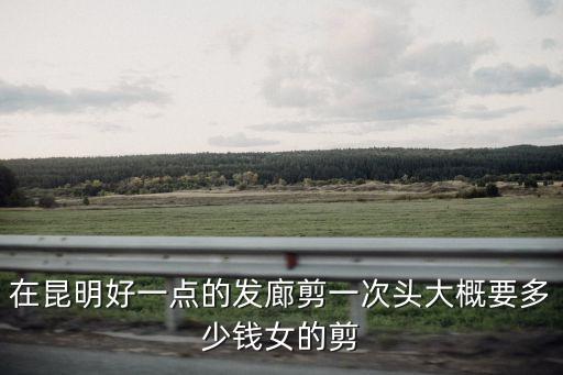 在昆明好一点的发廊剪一次头大概要多少钱女的剪