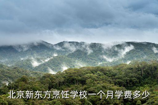 北京烘培培训学费多少钱，北京新东方烹饪学校一个月学费多少
