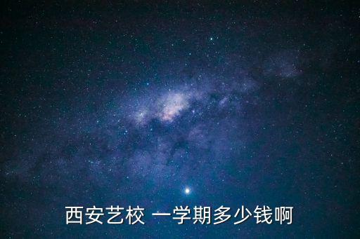 西安艺术培训费用是多少，西安艺校 一学期多少钱啊