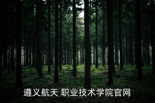 遵义航天 职业技术学院官网