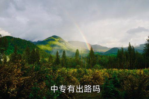  中专有出路吗