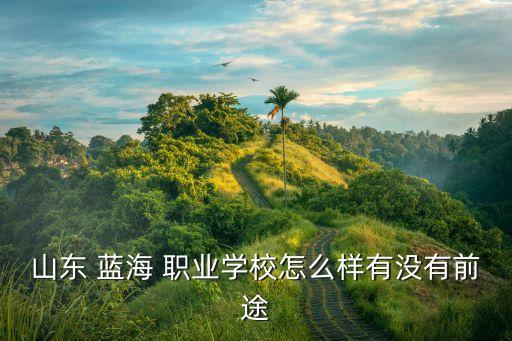 山东 蓝海 职业学校怎么样有没有前途