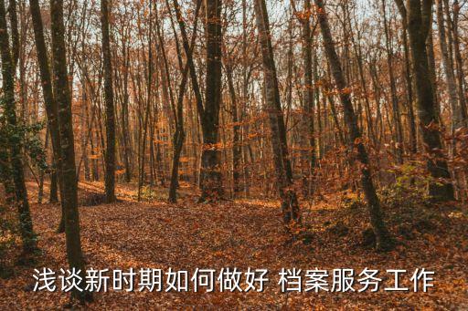 档案职业道德