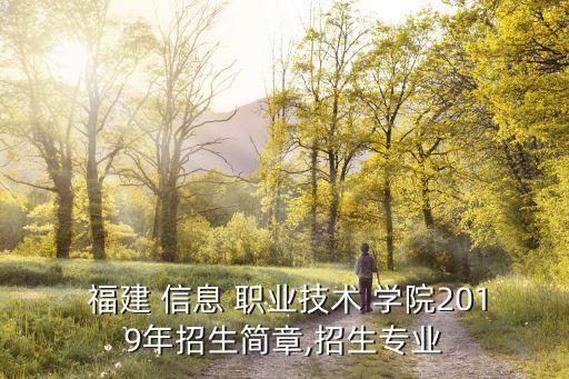 福建信息职业技术学院网站