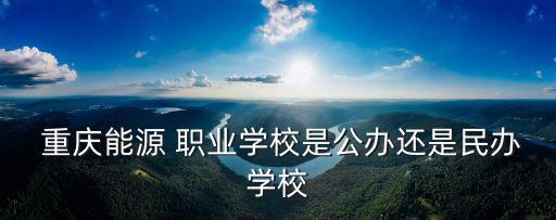 重庆能源职业学院的学历层次