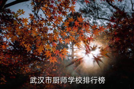  武汉市厨师学校排行榜