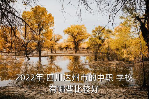 四川初中能读的职业学校有哪些学校