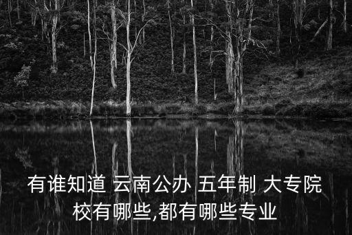 云南职业交通学院五年制大专