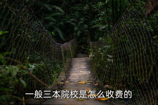 一般三本院校是怎么收费的