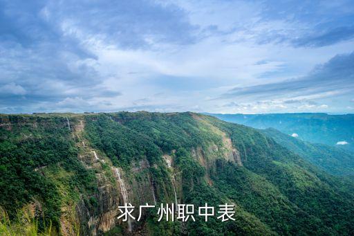 求广州职中表