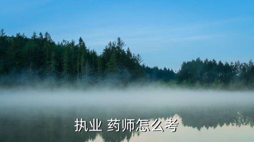 2018年职业药师资格证报名网站