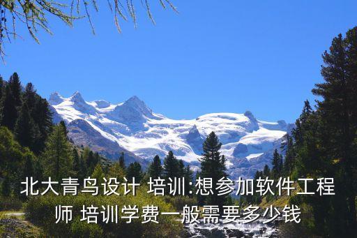 北大青鸟设计 培训:想参加软件工程师 培训学费一般需要多少钱