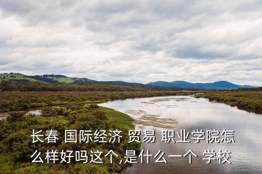  长春 国际经济 贸易 职业学院怎么样好吗这个,是什么一个 学校