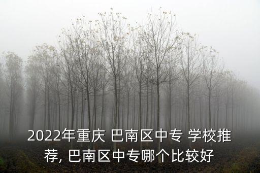 2022年重庆 巴南区中专 学校推荐, 巴南区中专哪个比较好