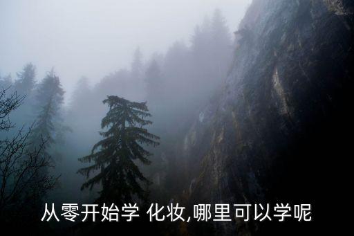 从零开始学 化妆,哪里可以学呢
