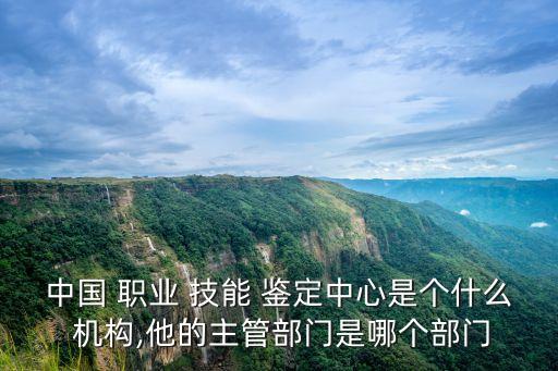 中国 职业 技能 鉴定中心是个什么 机构,他的主管部门是哪个部门