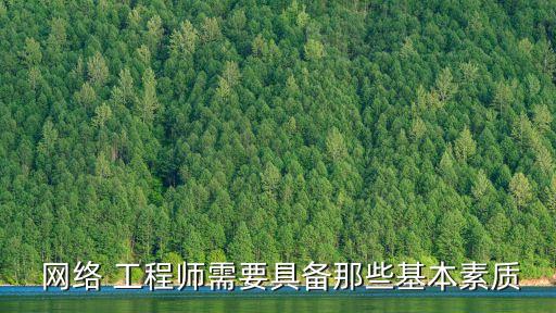 网络工程师职业技能