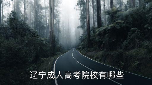  辽宁成人高考院校有哪些