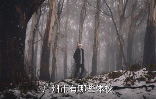 广州市有哪些体校