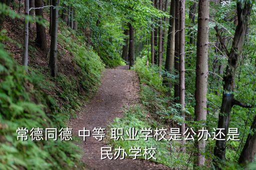 常德市职业中等专业...