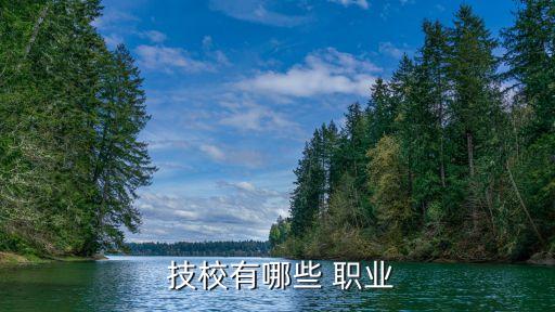 技校都有什么职业,技校有什么职业可以学